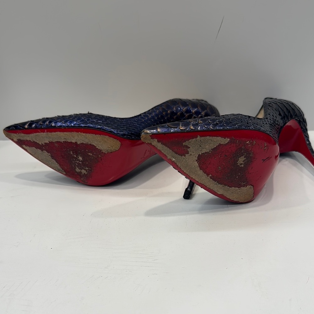 Christian Louboutin python so Kate Pumps - Picture 3 of 9